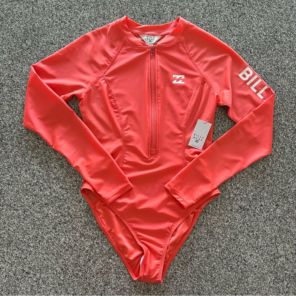 Billabong Coral Long Sleeve One Piece Swimsuit